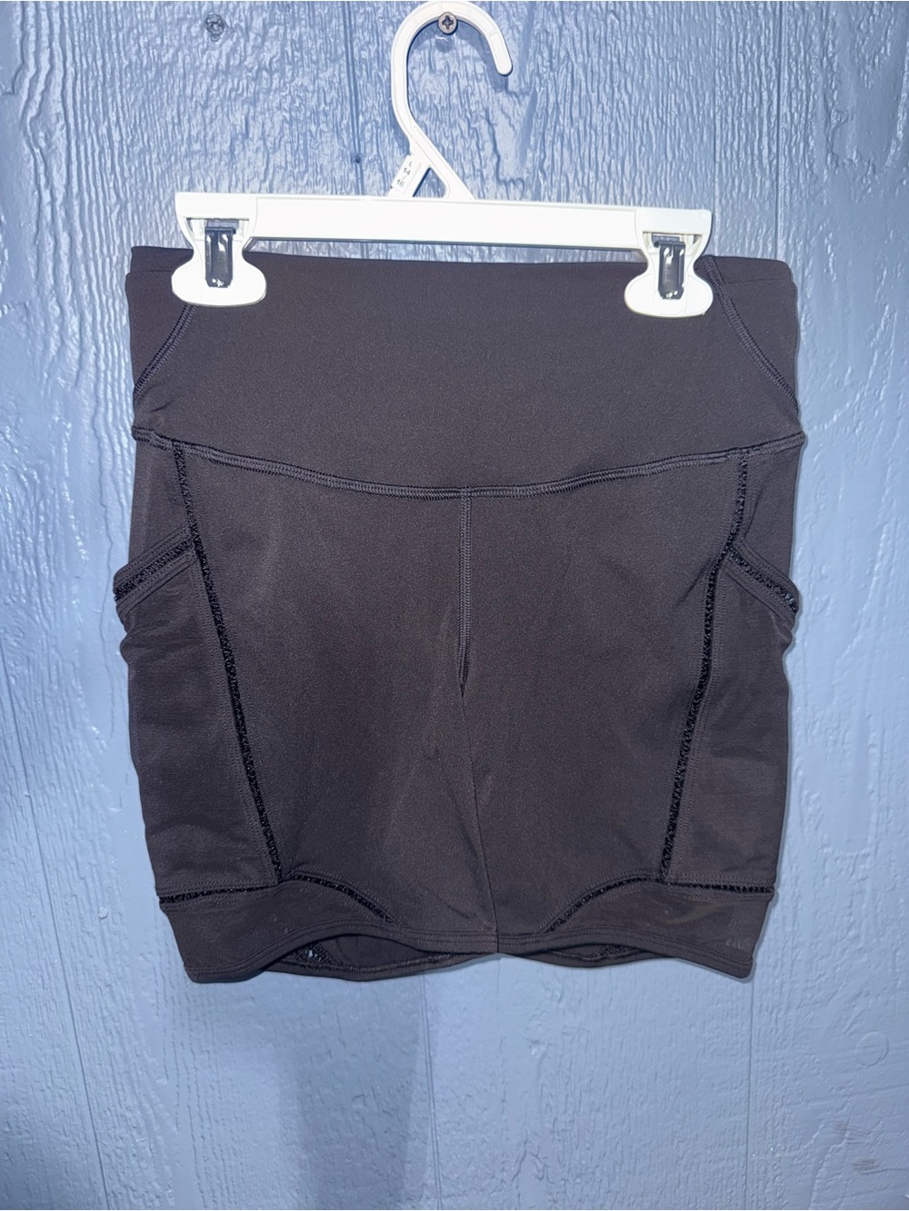 Lululemon Women's High-Waist Black Active Shorts